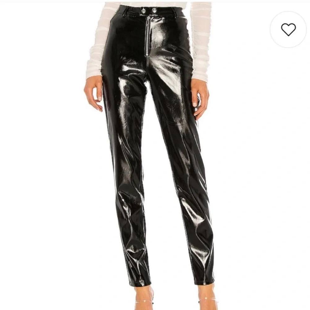 I.AM.GIA Nikole Black Faux Leather Pants Size: Large - Picture 4 of 16